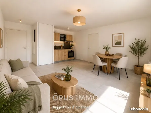 Studio 1 pièce 33 m²