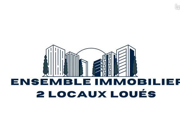 Ensemble de 2 locaux commerciaux loués