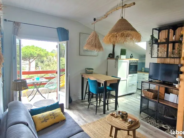 Appartement T1 Accès plage 2min