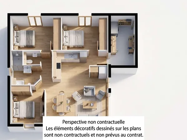 Maison 4 pièces 72 m²