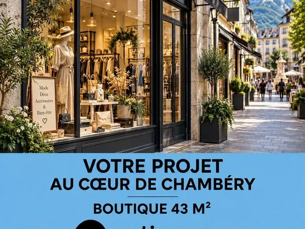 LOCAL COMMERCIAL 43 m² CHAMBÉRY