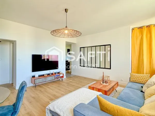 Appartement T3 (calme|jardin|abri|parking|tram)