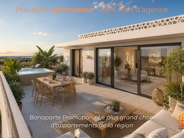 CAP D'AGDE  T4 PRESTIGE AUX PORTES DU VILLAGE NATURISTE - LMNP TOURISME