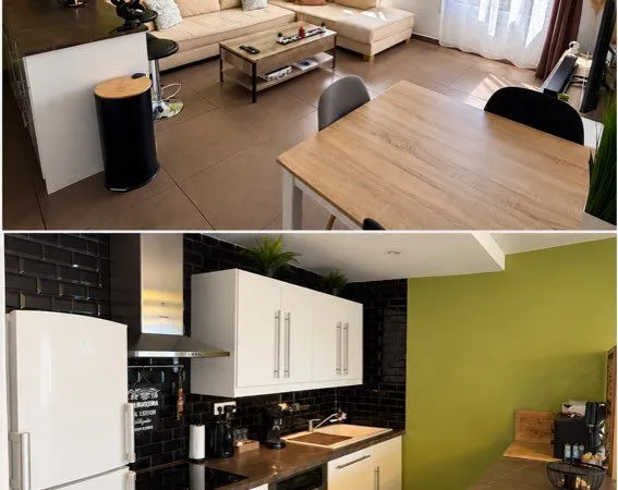 🏡T3 60m² - Dernier étage - Climatisation réversible - parking privatif souterrain, loggia