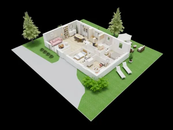 Maison 4 pièces 85 m²