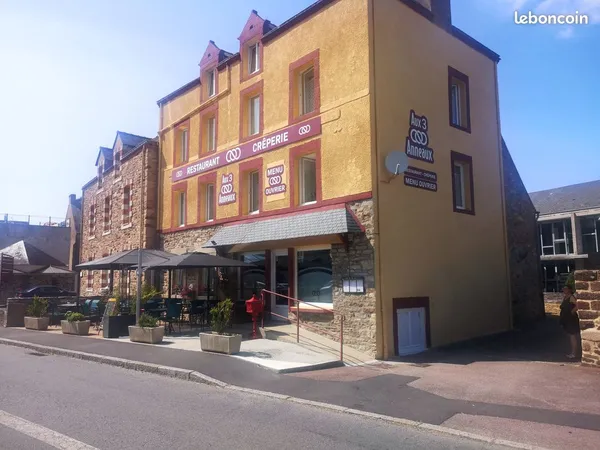 Murs et fond commerce restaurant