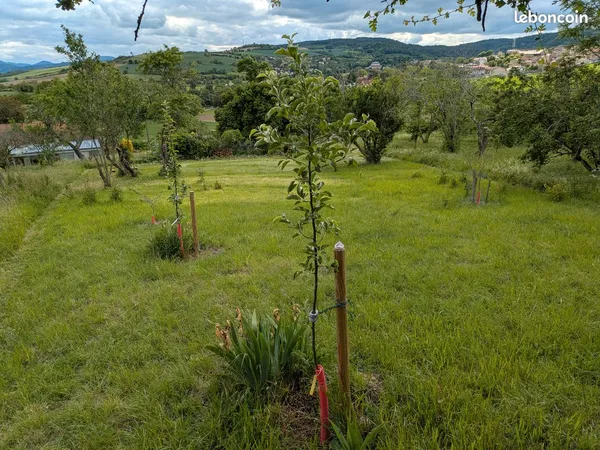 Terrain 1000 m2 à Gimeaux