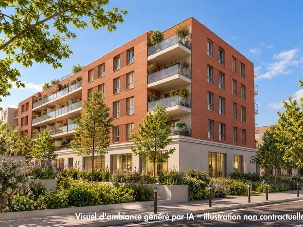 T4 neuf traversant 102 m2 4e étage Vue dégagée Prix ma