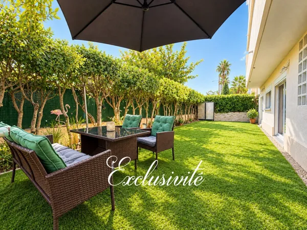 Appartement en rez-de-jardin 3 pièces 60 m²