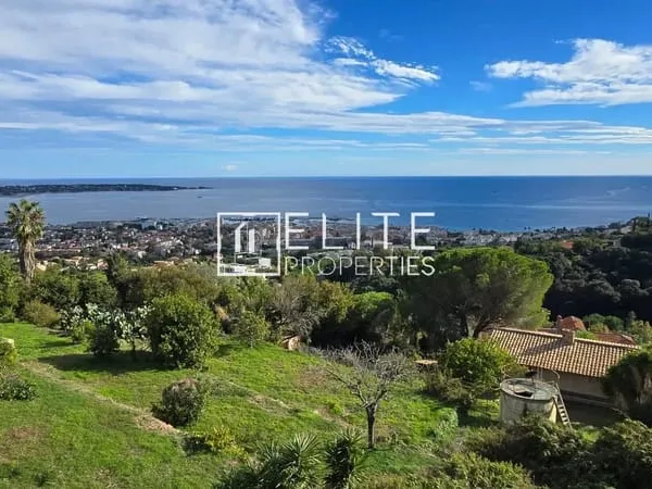 MAISON INDIVIDUELLE 7 PIÈCES 180 m² - VUE MER PANORAMIQUE - VALLAURIS