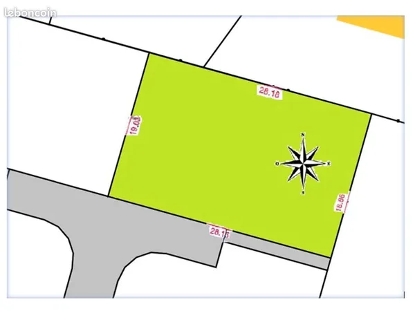 Terrain 534 m² PIRIAC SUR MER