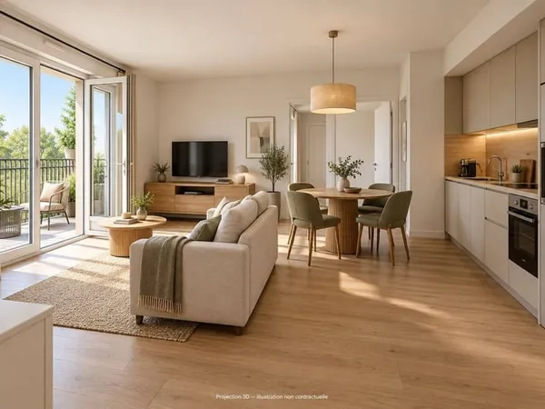 Appartement 3 pièces 67 m²