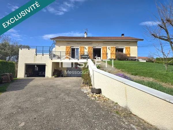 SONNAY (38150) - MAISON 100 m² - PISCINE - VUE PANORAMIQUE