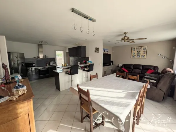 Maison 5 pièces - Garage 33m²- terrain 898m²