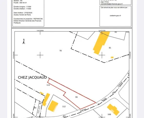 Terrain a vendre
