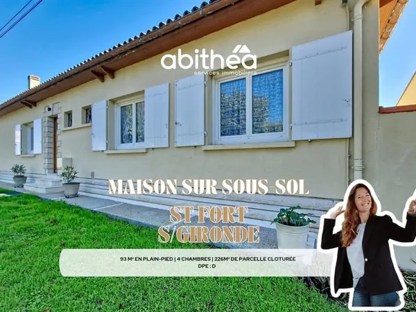 MAISON DE PLAIN-PIED | RÉNOVÉE | 93M2 | 4 CHAMBRES | 226M2 D