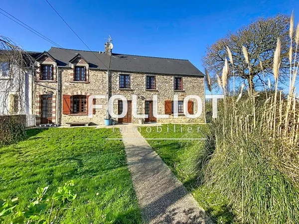 Maison à vendre à La Haye d'Ectot - 2.5 hectares - 5 kms de la plage - Référence
