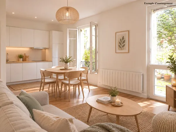 Loue 3 pièces 45m² Saint-Cloud (loué vide)