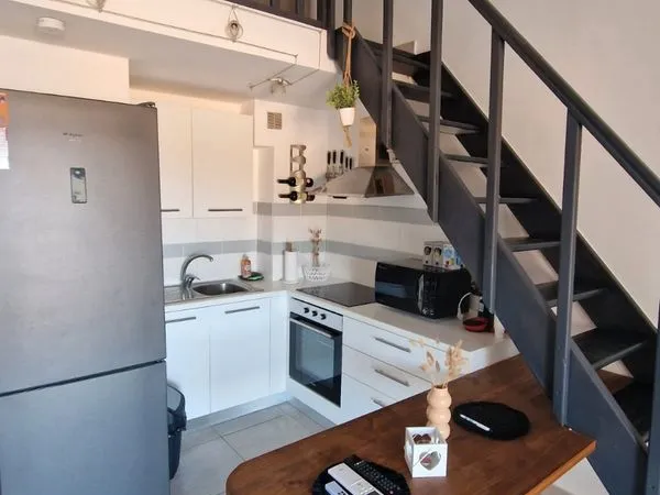 T1 avec mezzanine et terrasse