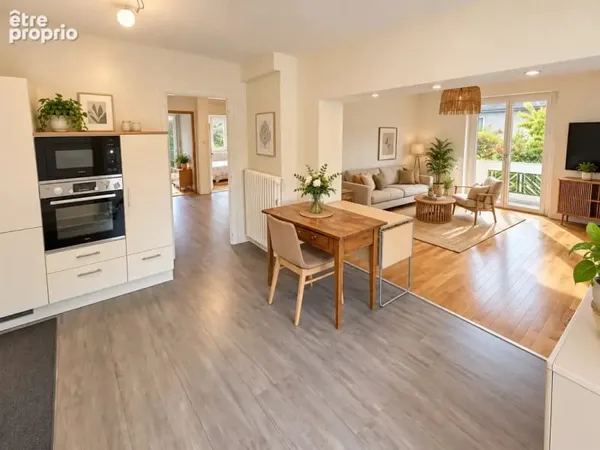 Exclusivité ville-la-grand superbe t3 de 87 m2 rénové avec jardin