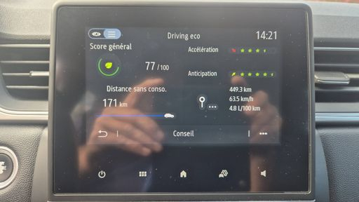 Renault Captur 1.5 Blue dCi 115 EDC7 - Intens – 2021 – 114103 km – Diesel – Boîte Automatique — photo 2