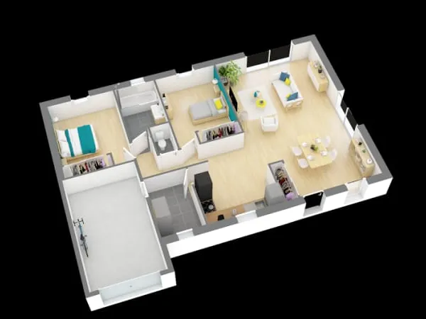 Maison neuve 3 pièces 79 m²