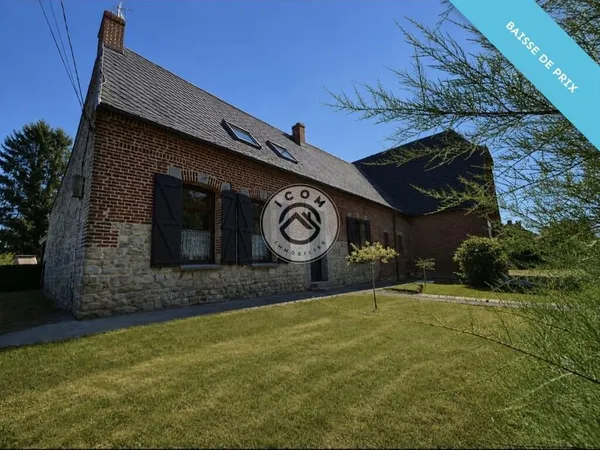 Maison familiale avec grange et pâture