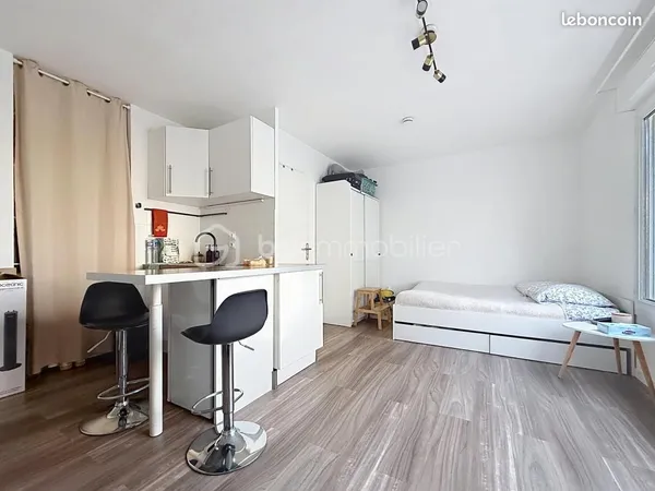 Studio 1 pièce 23 m²
