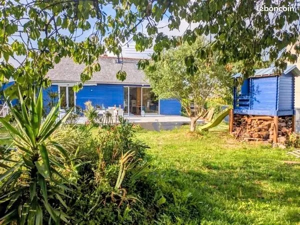 ☀️ Maison 3 chambres + grand jardin, calme et plein sud - La Richardais