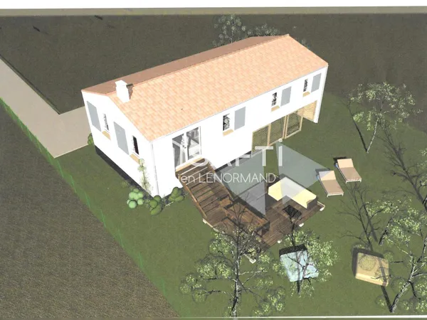 Sables vigniers Terrain constructible et permis déposé