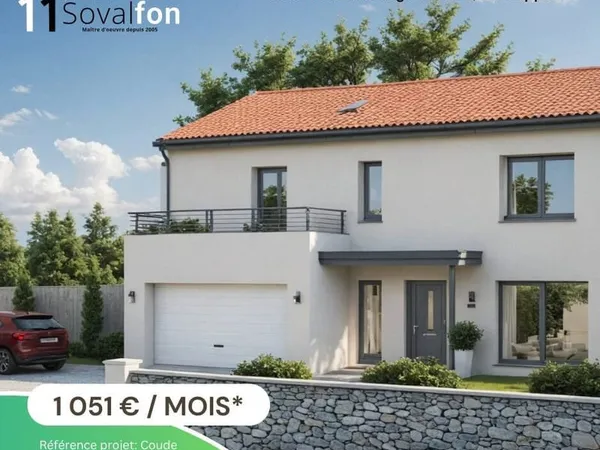 Grande maison de 146m avec garage double