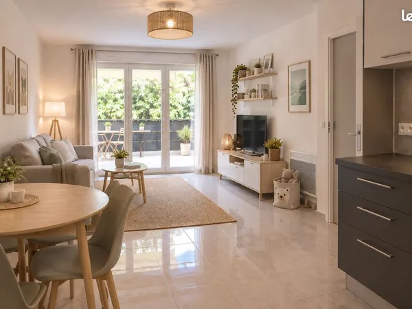 MENTON CAREÏ - BEAU T3 55 m² - TERRASSE 10 m² - PARKING SS RÉSIDENCE EKYNOX 2015 -