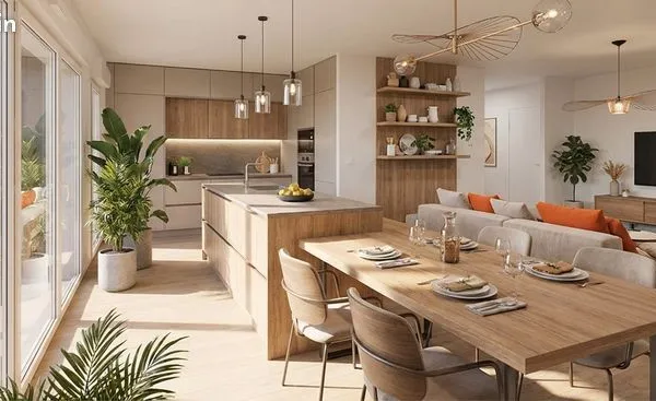 Appartement - 3 pièces - Ancenis-Saint-Géréon à 40 min en voiture de Nantes et Angers