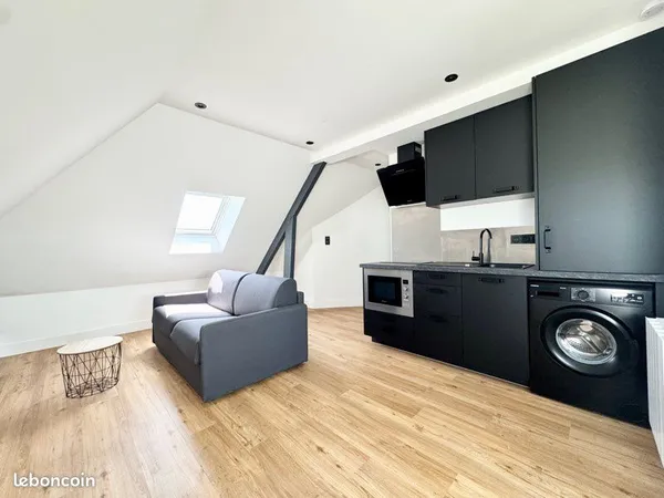 Superbe T1 neuf 27 m2 meublé de standing - 2ème étage