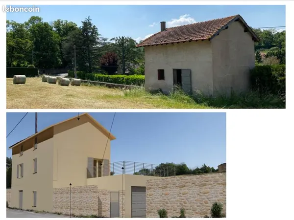 Ancienne maison de vignes du XIXe siècle à agrandir - Emplacement exceptionnel