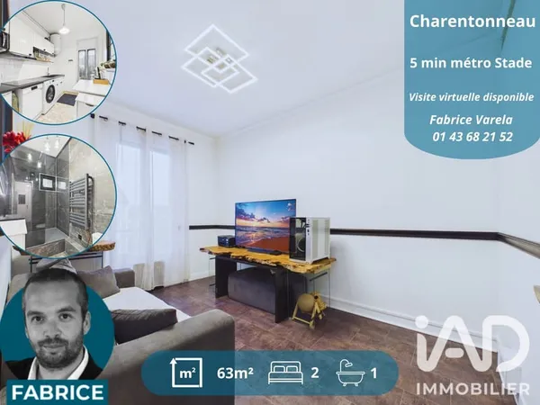 Appartement 2 pièces 34 m²