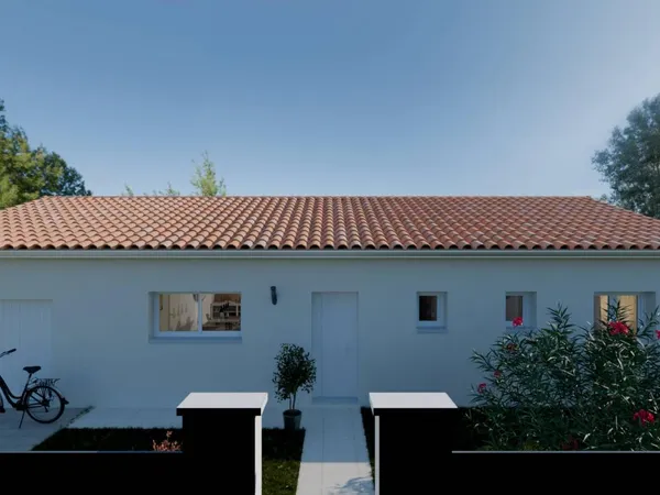 Terrain + maison 90 m²