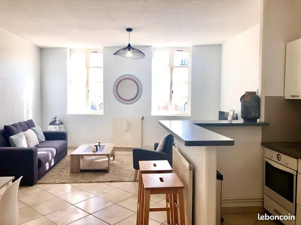 Appartement traversant T2 de 55m2