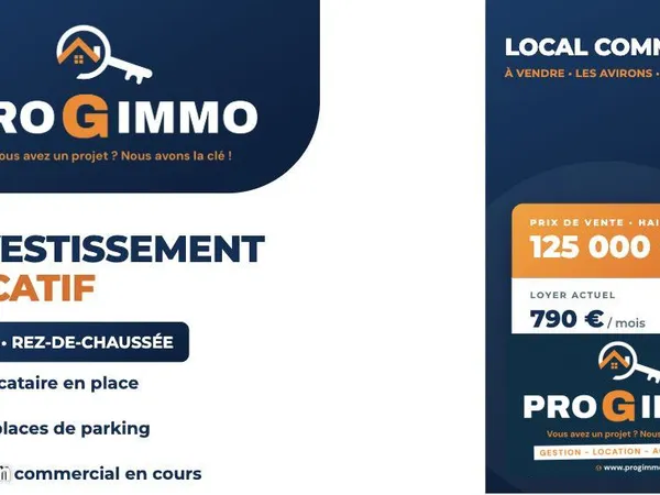 Local commercial 92 m² Les Avirons