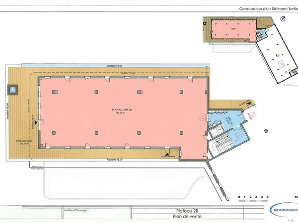 Bureaux 370 m²