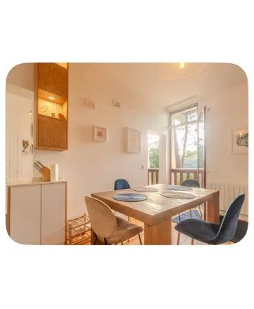 Appartement face au lac