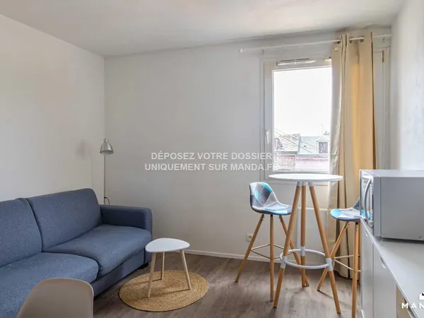 T1 meublé - 17, Rue François Mitterrand, 76140, Le Petit-Quevilly, France