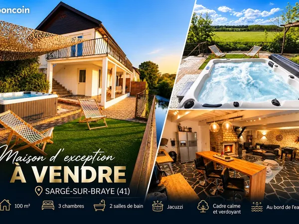 Propriété de charme au bord de l'eau