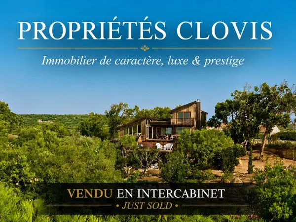 Villa d'architecte vendue sur le Golf de Sperone à Bonifacio