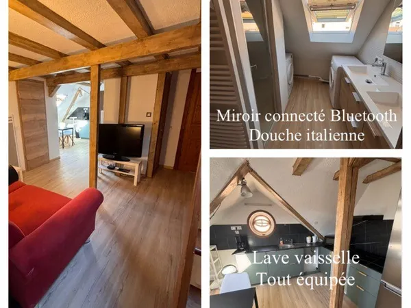 •COLOCATION - 1 Chambre meublée disponibles sur 4. Une chambre d'environs 10m2 proche rivetoile tout