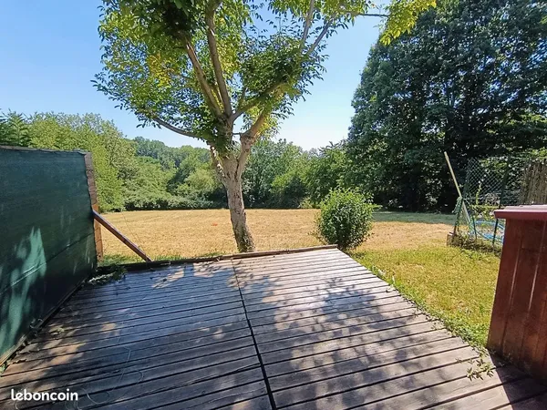 Appartement 35 m2 type 2, terrain de 125 m2 m2