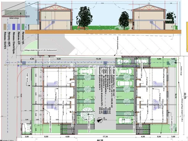 Terrain 1000 m²