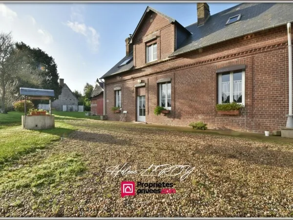 Maison Normande avec dépendance proche Les Petites Dalles