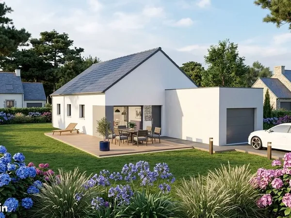 Projet de construction d'une maison 82 m² avec terrain à SAINT-CARREUC (22)
