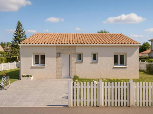 Terrain + maison 65 m²